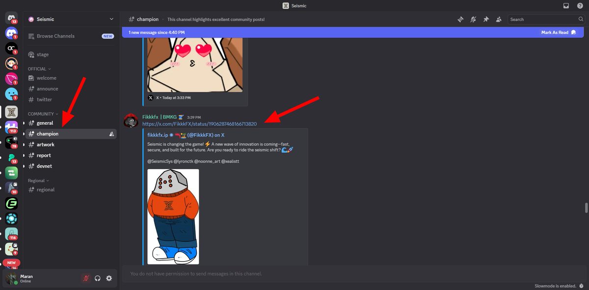 VirtualLand_'s tweet photo. 3/ Seismic Discord Grind Starts Here

 Join: https://t.co/j9aAH9rvpq

1. Verify
2. Chat in #generalconferencerumors
3. Post about Seismic on 𝕏 &amp; tag the team
4. Get Mag 1.0 role 
5. Share proof in #champion channel

Higher activity = higher Magnitude role (up to 9.0). https://t.co/YCLbCtlJOA