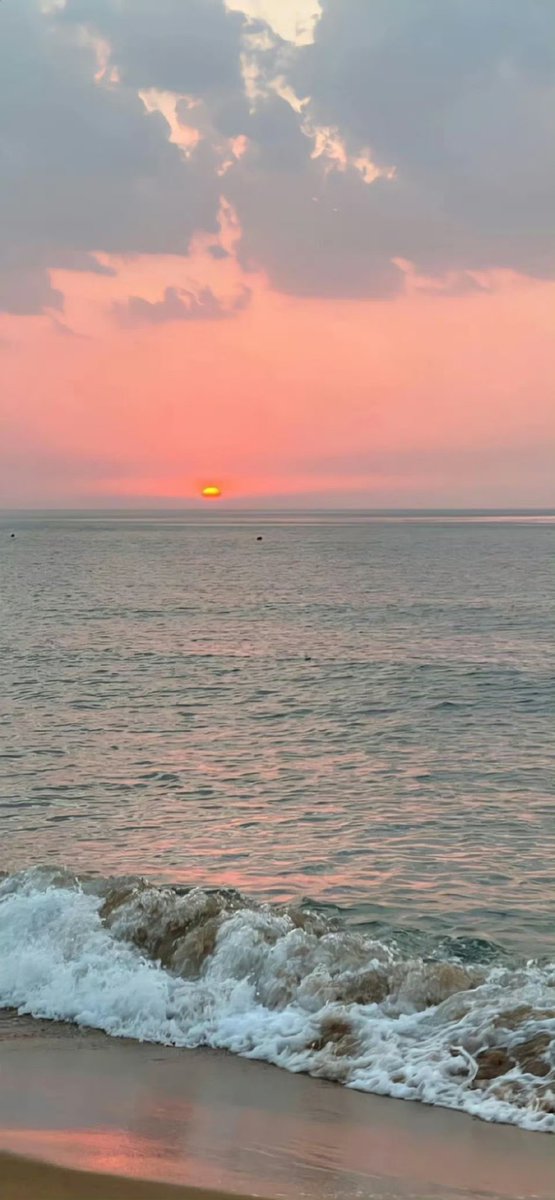 wangxiaoxian33's tweet photo. 在海边守候日出，第一缕光穿透海浪如诗如画般浪漫。 #LibertyCatNFT #Web3 #NFT #Crypto #OKX https://t.co/5k8FLQrmUc