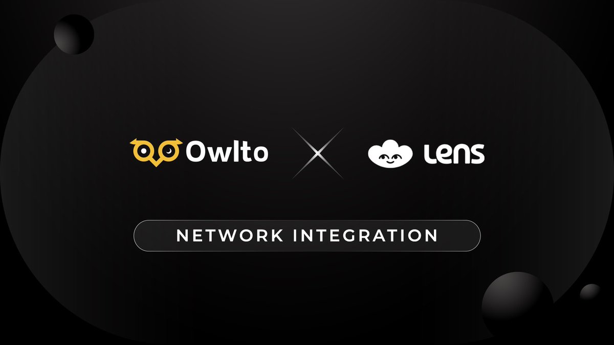 Owlto_Finance's tweet photo. 🪧 New integration with @LC powered by @zksync and @AvailProject, secured by @ethereum.
Bridge $ETH between #LensChain & other networks via Owlto!
👉 https://t.co/BUrioOZoWs
#Lens is the full stack: chain, protocol, and storage. Built for power, speed, low cost, and scale. https://t.co/oBjyP2sCEc