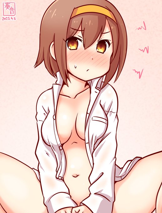 「提督ぅ!もうちょっと頑張ろーよぉー! 一番目指すよー!」#艦これ版真剣お絵描き60分一本勝負_20250405#白露 