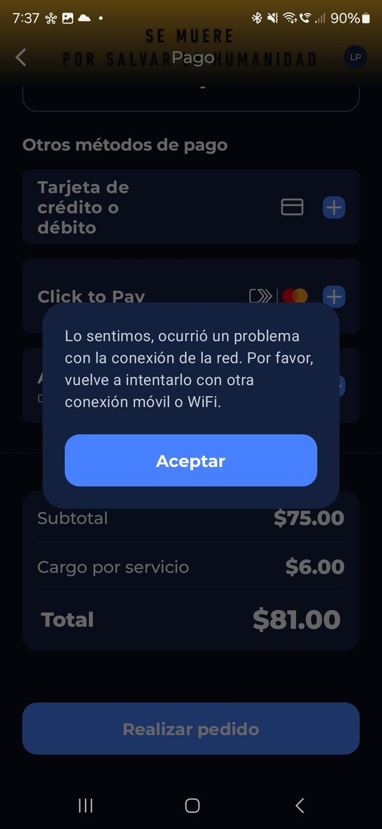 mrtekoek's tweet photo. @AyudaCinepolis Buen día. Quiero pedir ayuda con un problema qué tengo desde hace más fe un año. Siempre que quiero comprar boletos desde la app Siempre me aparece este mensaje. He cambiado de celular por uno nuevo y sigue sucediendo el mismo problema https://t.co/lZmqNVZb6f