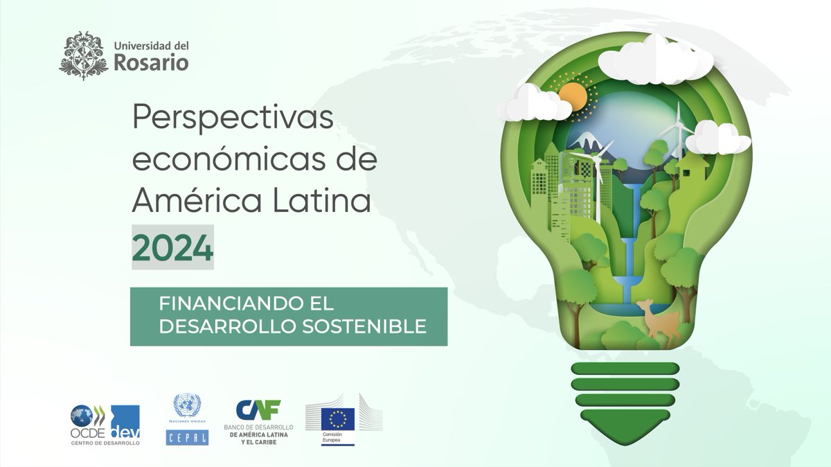 🤔 ¿Cómo financiar el desarrollo sostenible en América Latina y el Caribe?

Te invitamos a la presentación en 🇨🇴 #Bogotá del informe 'Perspectivas Económicas de América Latina 2024: Financiando el desarrollo sostenible', un espacio de diálogo entre sector público, financiero,