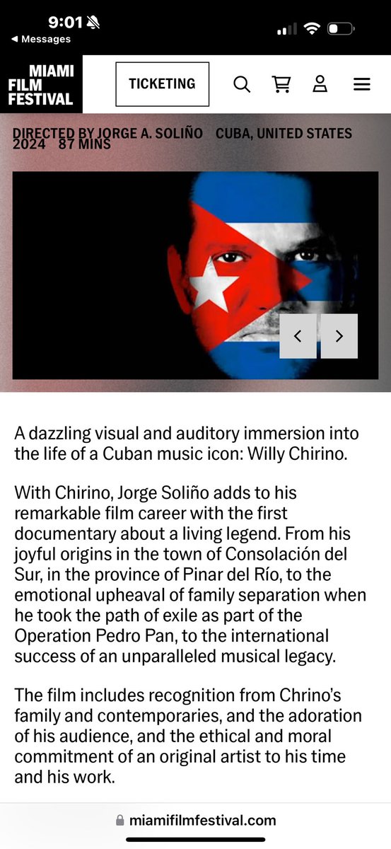 Teresa Rodriguez (@tererodrigueztv) on Twitter photo What a special evening last night celebrating iconic Cuban singer songwriter <a href="/willychirino/">Willy Chirino</a> at the <a href="/MiamiFilmFest/">Miami Film Festival</a> - such a riveting documentary titled “Chirino” produced by my dear friend & colleague #jorgesolino Well-deserved tribute to #Chirino 👏👏🙌🙌 What a special evening last night celebrating iconic Cuban singer songwriter <a href="/willychirino/">Willy Chirino</a> at the <a href="/MiamiFilmFest/">Miami Film Festival</a> - such a riveting documentary titled “Chirino” produced by my dear friend & colleague #jorgesolino Well-deserved tribute to #Chirino 👏👏🙌🙌