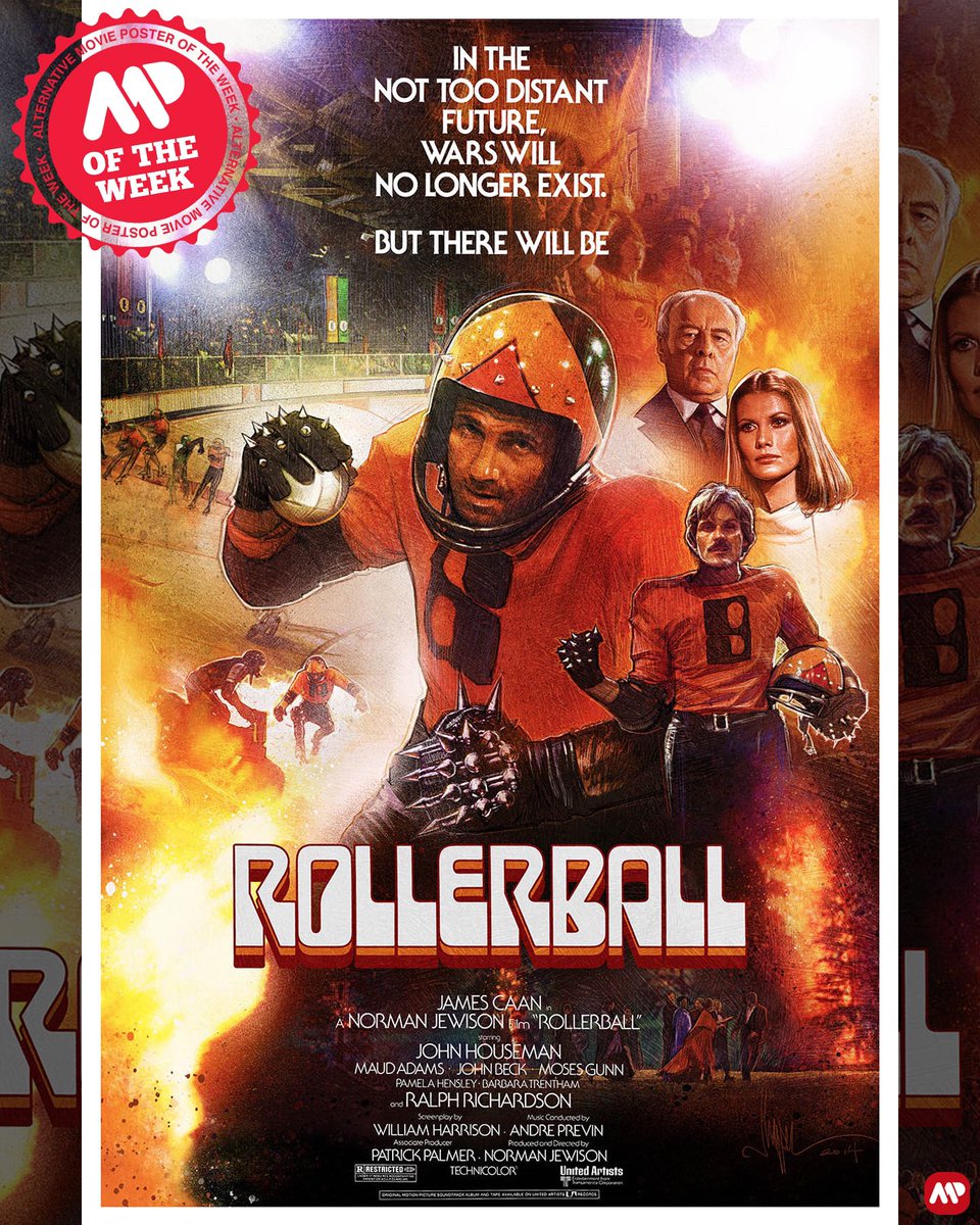 AMP OF THE WEEK 04.04.25 📣
“Rollerball” by Paul Shipper <a href="/PaulShipper/">Paul Shipper 🎨</a> 👏👏👏
For the full Top 10 this week head over to our IG instagram.com/ampposters?igs…