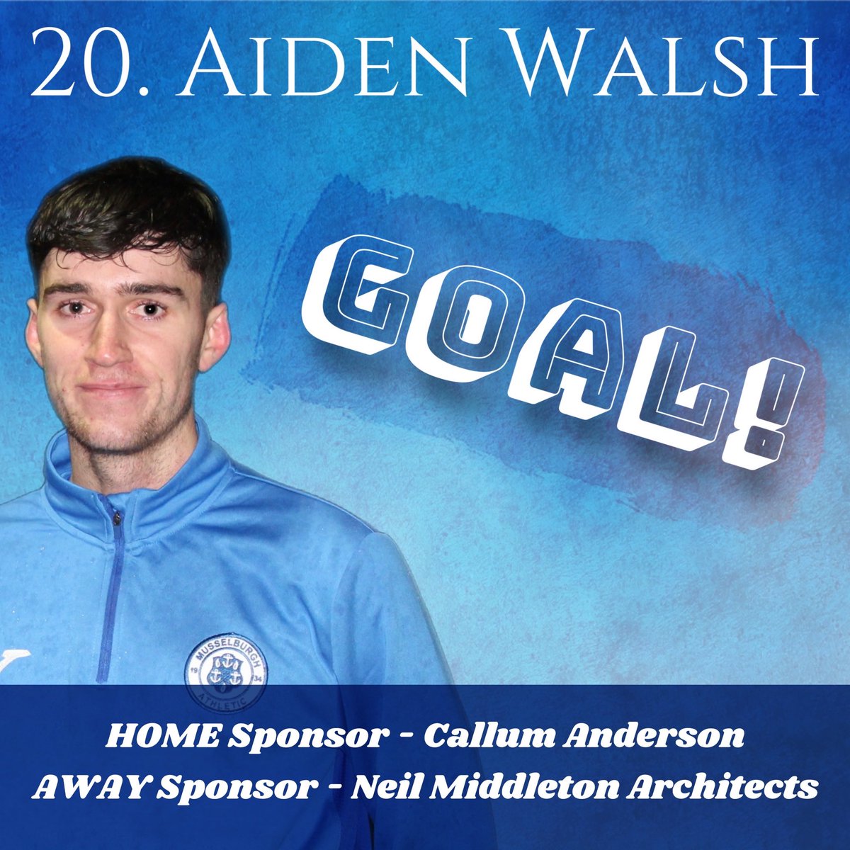 GOOOOOAAAAALLLLLL!!!!! Musselburgh Athletic 2 - 1 St Andrews United

42 mins

AIDEN WALSH