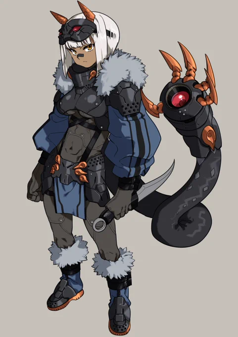 メカ寄りのキャラクター考えてました 