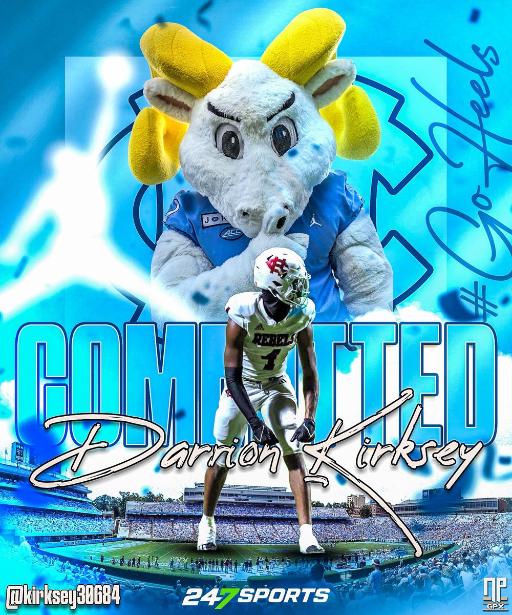 Tier1Recruiting (@wegetyouoffers) on Twitter photo 🚨News | 2026 4 Star (WR) Darrion Kirksey has committed to Bill Belichick & the North Carolina Tar Heels.
Congratulations to our guy <a href="/kirksey30684/">darrion kirksey</a> on his commitment to <a href="/UNCFootball/">Carolina Football</a> 🔥
#GoHeels #Tier1Recruits #NextLevel #football 🚨News | 2026 4 Star (WR) Darrion Kirksey has committed to Bill Belichick & the North Carolina Tar Heels.
Congratulations to our guy <a href="/kirksey30684/">darrion kirksey</a> on his commitment to <a href="/UNCFootball/">Carolina Football</a> 🔥
#GoHeels #Tier1Recruits #NextLevel #football