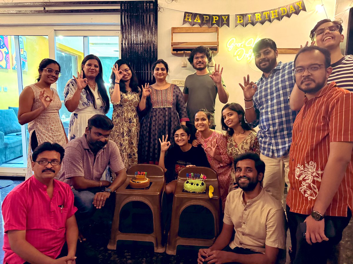 This was taken on April 1, 2022 right before I left for my first day <a href="/ccmb_csir/">CSIR-CCMB</a> as a PI! Back then, all I had was dreams of building a team, doing cool science and having fun along the way! The next pic is 3 years later, same date with a dream team of 12 that does amazing work ❤️