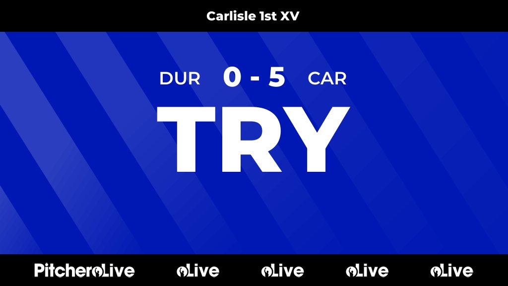 13': Try for Carlisle 🙌
#DURCAR #Pitchero
carlislerugby.club/teams/72797/ma…