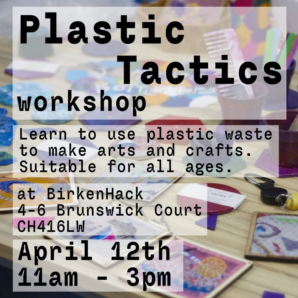 We're running a free drop in workshop with Wirral MakeFest on 12th April in Birkenhead. Learn how to iron together soft plastics to make decorative sheets.

Made possible by UK Shared Prosperity Fund as part of last year's LCR Borough of Culture

wtm360.co.uk/wirral-makefes…