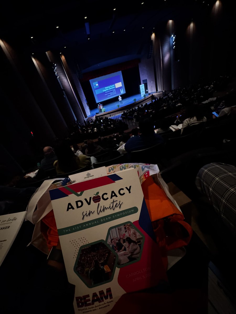 ¡Vámonos con todo! At the <a href="/BEAMDFW/">BEAM DFW</a> Symposium, excited to be in learner mode. The sessions are packed with so much knowledge—¡y eso emociona! Con mi gente, aprendiendo y recargando baterías. #BEAM41 <a href="/JoseMedinaJr89/">Dr. José Medina (él, he, his, him)</a> <a href="/IsabelitaBec/">Isabel Becerra M.Ed</a>