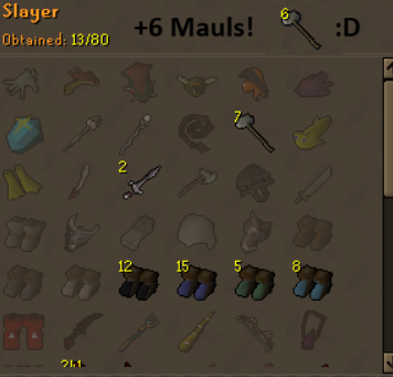 Soundjgb's tweet image. Well that was a good gargoyle task! 6 Granite Mauls in one task? That was crazyyyy. &amp;gt;.&amp;lt;

#osrs
#runescape
#collectionlog