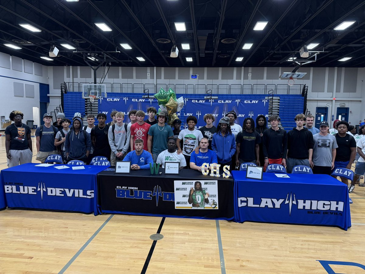 Joshua Hetz (@joshua_hetz) on Twitter photo Blessed for these past 4 years with <a href="/ClayHSFootball/">Clay High Football</a> and excited for the next 4 years with <a href="/LWC_Football/">LWC Football</a>
<a href="/Coach_Kennard42/">Kyle Kennard</a> <a href="/BFlair15/">Brian Flaherty</a> <a href="/CoachKleckler/">Phil Kleckler</a> @CoachDeckardLWC <a href="/CoachGraham_LWC/">Marcus Graham</a> <a href="/RecruitingBh/">BH Recruiting Assistance</a> Blessed for these past 4 years with <a href="/ClayHSFootball/">Clay High Football</a> and excited for the next 4 years with <a href="/LWC_Football/">LWC Football</a>
<a href="/Coach_Kennard42/">Kyle Kennard</a> <a href="/BFlair15/">Brian Flaherty</a> <a href="/CoachKleckler/">Phil Kleckler</a> @CoachDeckardLWC <a href="/CoachGraham_LWC/">Marcus Graham</a> <a href="/RecruitingBh/">BH Recruiting Assistance</a>