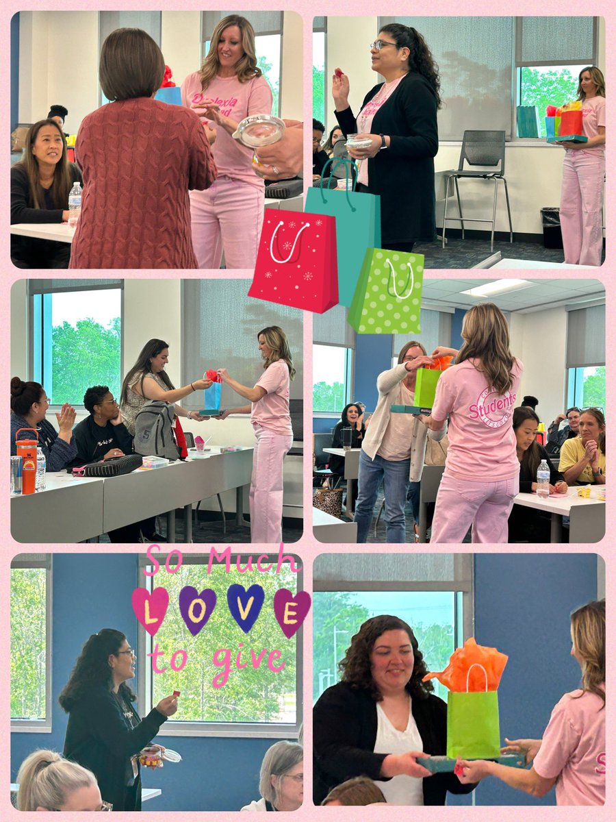 2. We love celebrating our PDIs, Provider of Dyslexia Instruction! Door prizes, ice cream social, giveaways for winning Kahoot games, and lots of networking for our big Spring meetings! Four collages here of our fun!