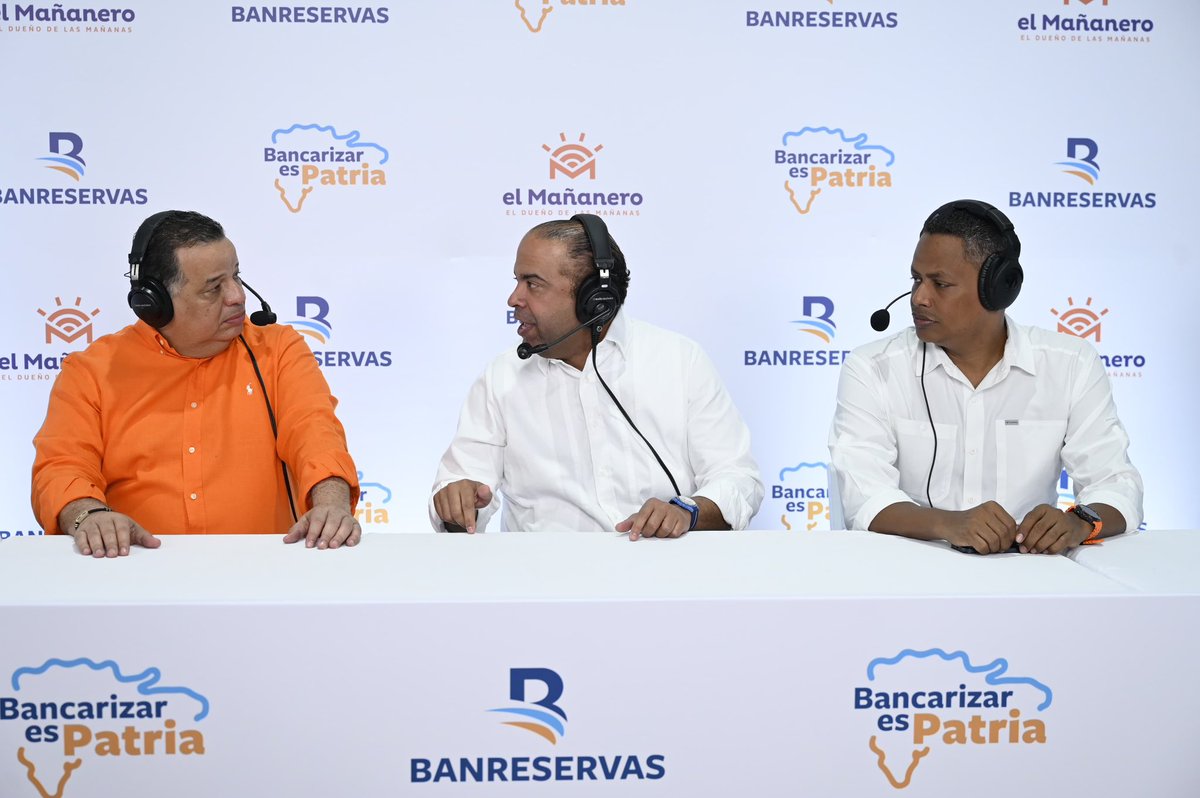 Gracias a todo el equipo de <a href="/mananerord/">#ElMañanero</a> por acompañarnos en esta jornada de Bancarizar es Patria. Siempre es un privilegio contar con su apoyo y buena vibra. ¡Gracias por creer en nuestras iniciativas y por ayudarnos a llevar este mensaje tan importante a nuestra gente!
