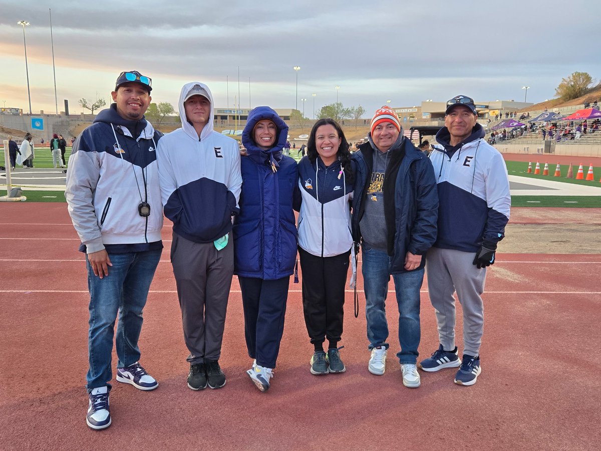 El Paso’s Finest track coaching staff! Coach McLain and I are truly blessed to have these amazing people on our staff!
