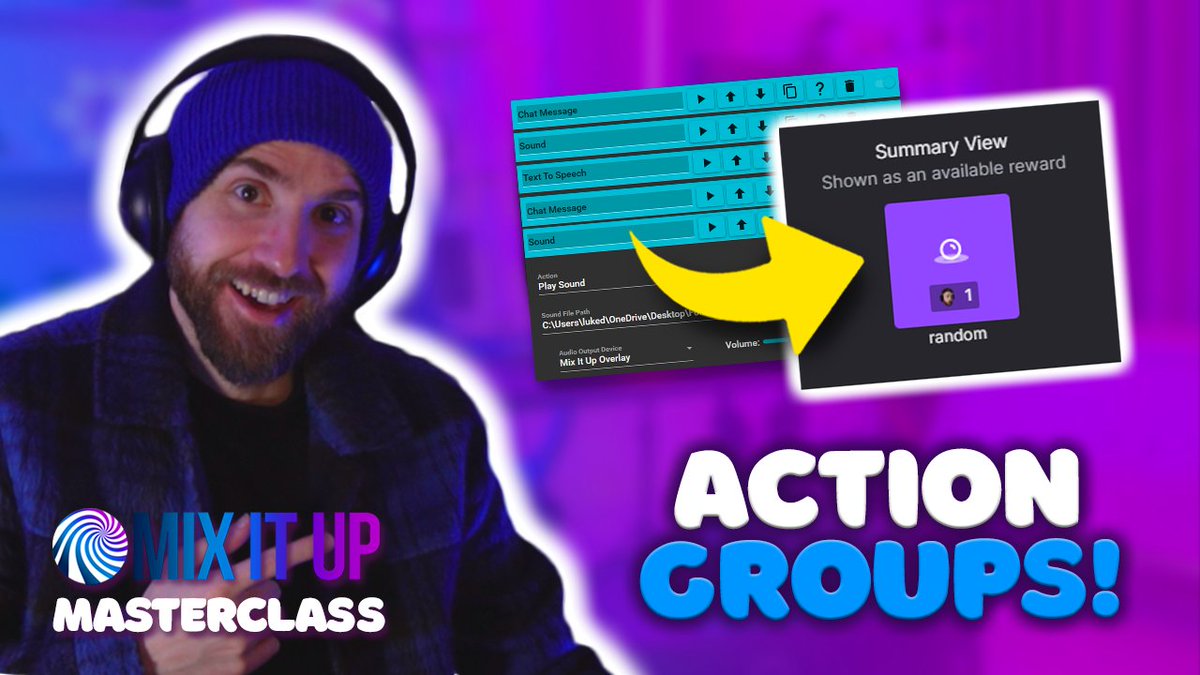 Setting Up "Action Groups" In <a href="/MixItUpApp/">Mix It Up</a>! 🤖

💙 MixItUp Masterclass EP4 🩵

youtu.be/NaZ6J8gyitk