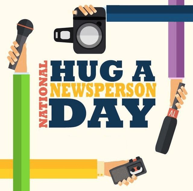 Happy Belated Hug A Newsperson day to all my News friends! 🤗