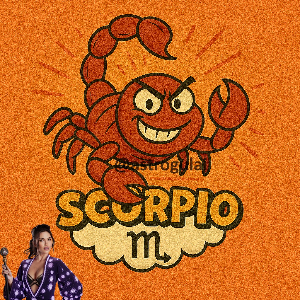 astrogulai's tweet image. “I love astrology.”

“Omg same! I’m a Scorpio—so I can read your vibe before you even say hi.” 🦂

#ScorpioSeason #IntenseVibes #EmotionalDepth #Don’tMessWithMe
#ILoveAstrology #DailyHoroscope #ZodiacSigns #Horoscopes #Astrology #SpiritualGrowth #LawOfAttraction