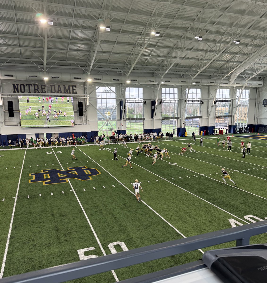 CoachESchugars's tweet image. Great day watching @NDFootball spring practice and former @TCCHSfootball alumni @JoshuaBurnham20  #RALI