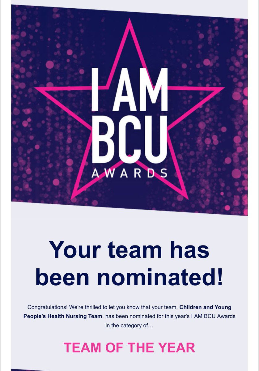BCU_CYPnursing (@bcu_cypnursing) on Twitter photo Our wonderful CYP team has been nominated for team of the year and we are over the moon. A shout out to our fantastic, inspirational leader Ilana <a href="/i1an0/">Ilana Pressick</a>. <a href="/MyBCU/">Birmingham City University</a> <a href="/BCUHELS/">BCU HELS</a> Our wonderful CYP team has been nominated for team of the year and we are over the moon. A shout out to our fantastic, inspirational leader Ilana <a href="/i1an0/">Ilana Pressick</a>. <a href="/MyBCU/">Birmingham City University</a> <a href="/BCUHELS/">BCU HELS</a>