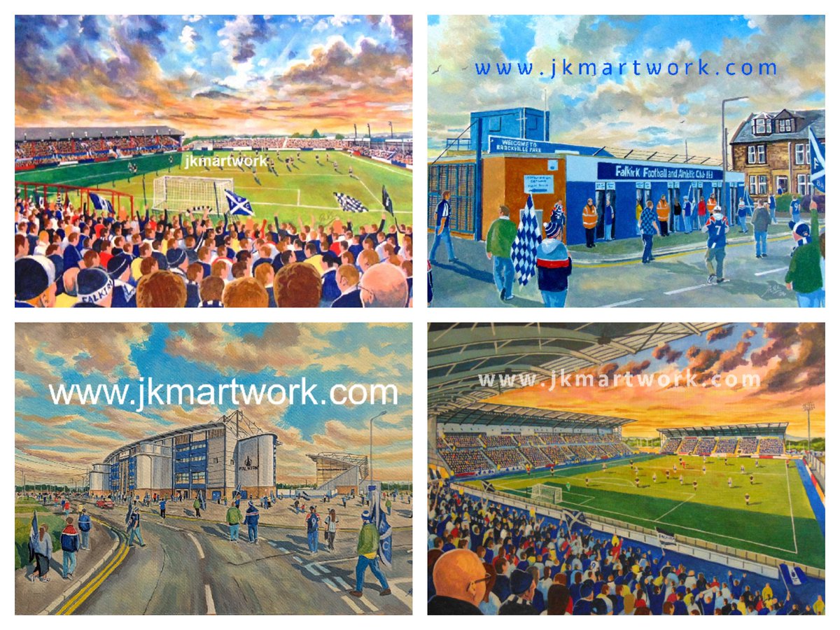 all 4 #falkirkfc ground prints are £15 each a3 size @ jkmartwork.com 

RT's appreciated