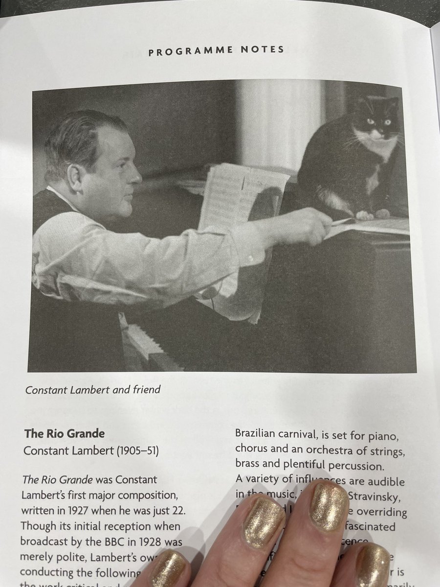 This is how you do programme notes. More like this please.