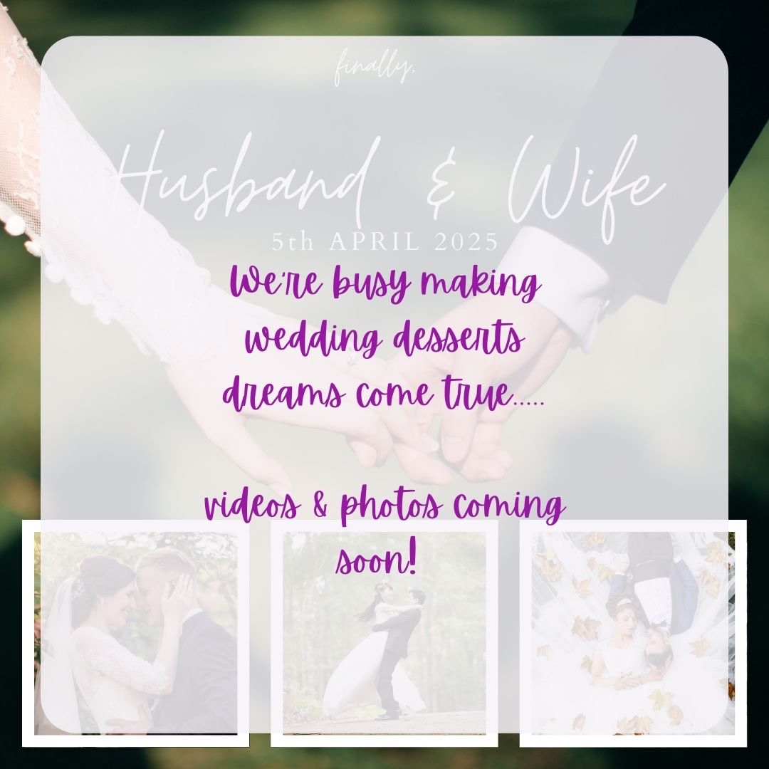 💍 Two Weddings, One Sweet Mission! 💍

Planning your big day? 
Let us create a show-stopping dessert spread that your guests will never forget! 

Now booking 2025 / 2026 weddings—secure your date today at RCVCakes.com.

#RoyalCheesecake #WeddingDesserts