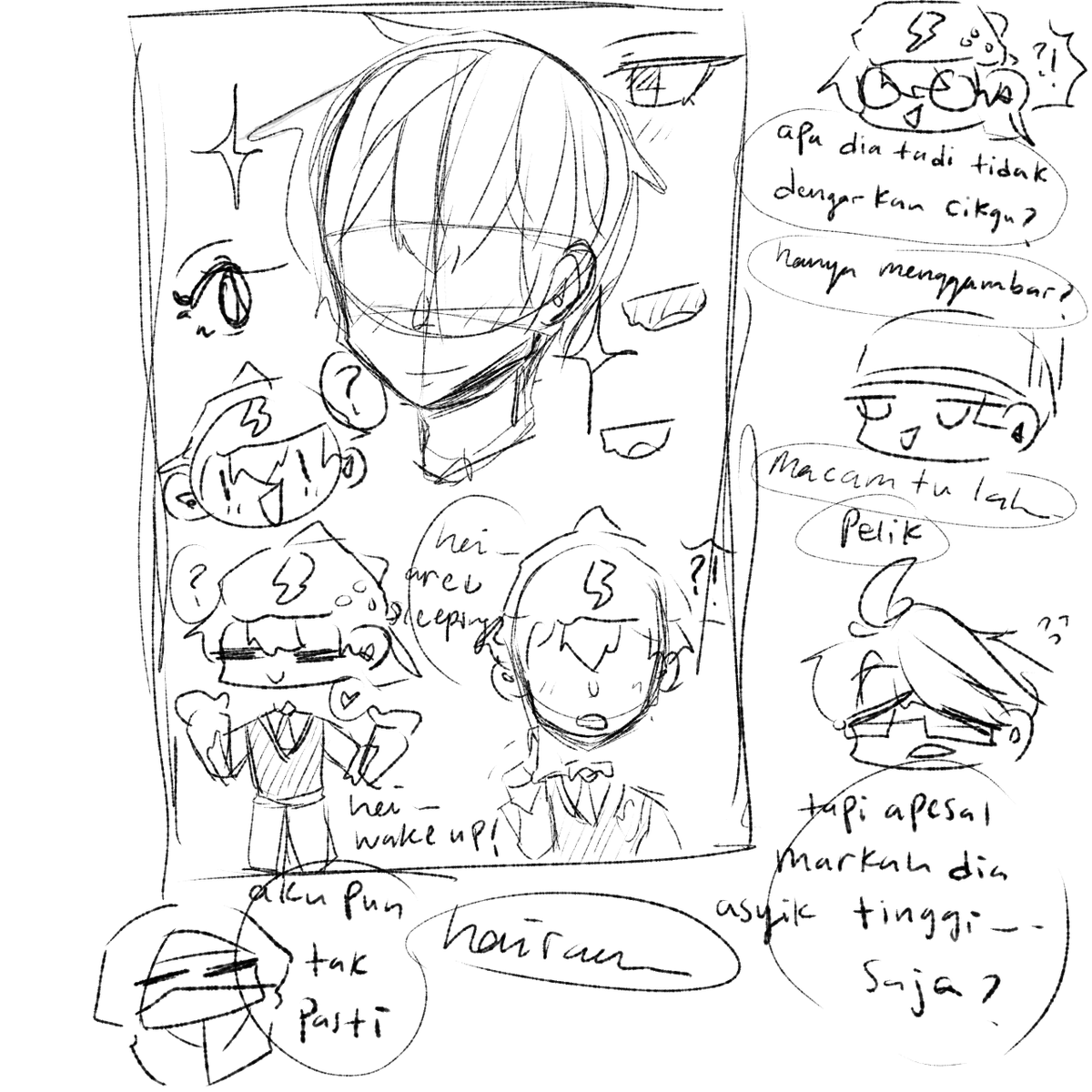 aja_a78448's tweet photo. Gambaran aku semasa Pulkam ni... memang lah just nak belajar iseng gambar ni...
sering gambar waktu malam...

Aku masih cuba gambar dagu ngan betul...

#boboiboy #boboiboyfanart #fanart #boboiboyreverse #ibispaint #digitalart #doodle https://t.co/6mUDCFEysZ