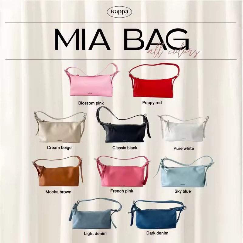 Sofaraway1990's tweet photo. KAPPABKK Mia Shoulder Bag กระเป๋าสะพายไหล่ผู้หญิง ปรับสายได้ ใส่ของได้เยอะ
https://t.co/3aTPYgedun

 #GOT7_NESTFESTinBKK #กระเป๋า #สะพายไหล่ผู้หญิง #ปรับสายได้ #ใส่ของได้เยอะ #LaCasaDeLosFamososCol2 https://t.co/ts6nV2LjvG
