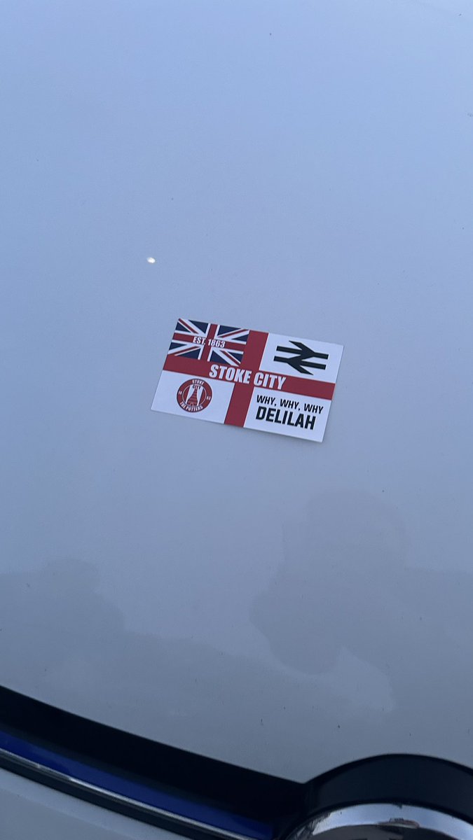 Found a souvenir on my car bonnet four hours after today’s game 😂 #pnefc #SCFC