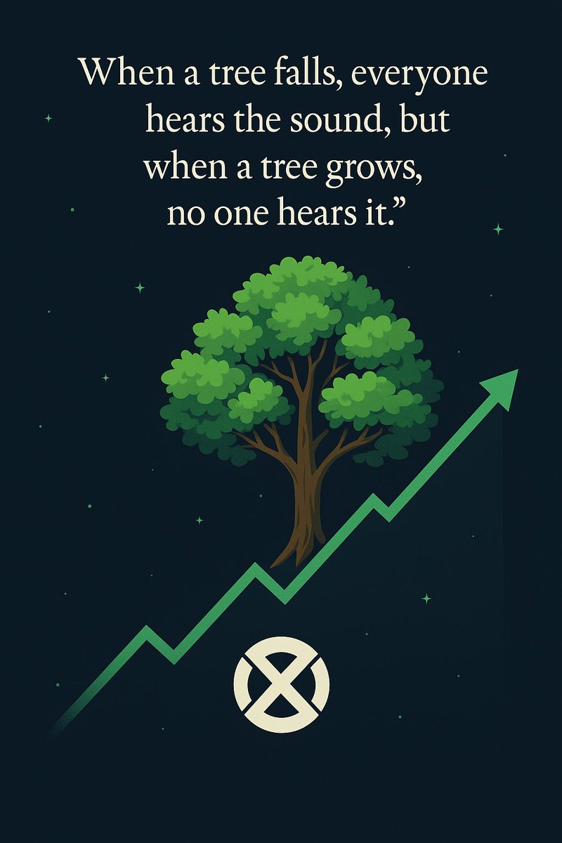“When a tree falls, everyone hears it. But when a tree grows, no one does.”

That’s crypto. That’s Onyx.
Quiet growth. Loud impact.

#xcn $xcn #Crypto #Ethereum #Altcoins #DeFi #Web3 #BullRun #Layer1 #Layer3 #BTC