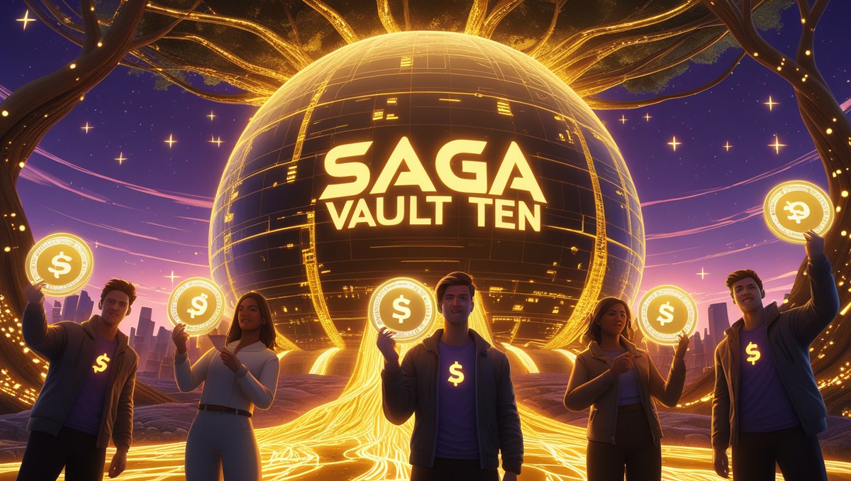 🚨🧵1/ Hey friends 🚀 We have great news: we're launching  Vault Ten - and it's a game changer. Now you can not only steak $SAGA, but also earn liquidity (LP)! 💡💸👇
<a href="/Sagaxyz__/">Saga ⛋</a>