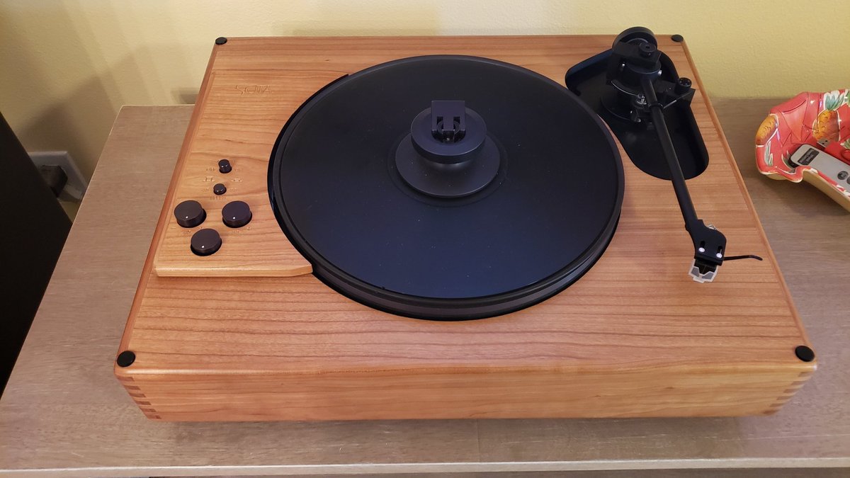 richierigg1's tweet image. I finally finished my SOTA turntable restoration. I purchased it in 1985 and it is now as good or better than new. The restoration cost almost as much as the original purchase price but well worth the investment. A new SOTA with a vacuum platter is $10k without a tonearm and…