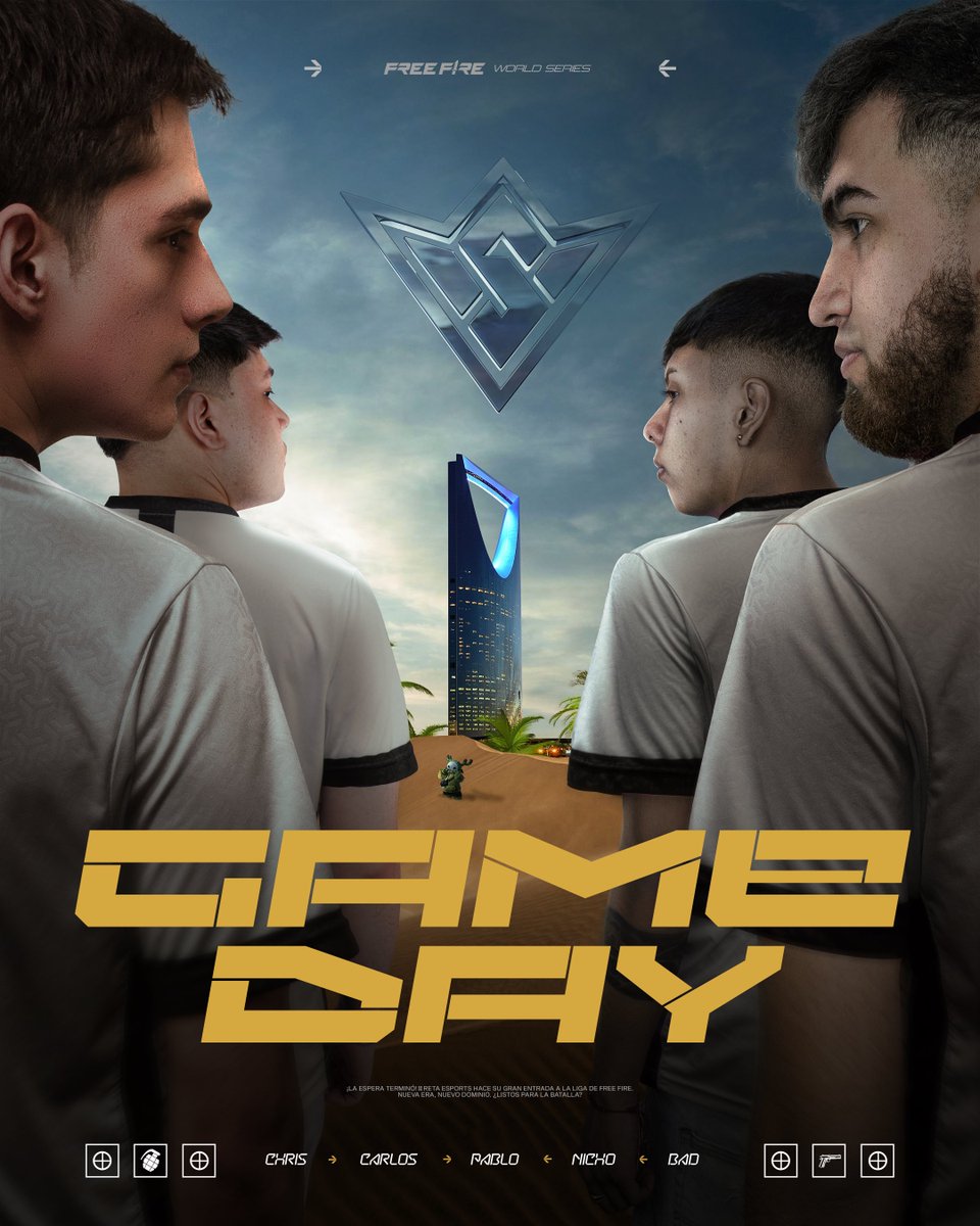 LLEGOOOOÓ EL DÍAAAA. 🔥💪🏽
Hoy comienza el camino.

#EWCQualifier 🇸🇦
#GoRETA 👑🔥