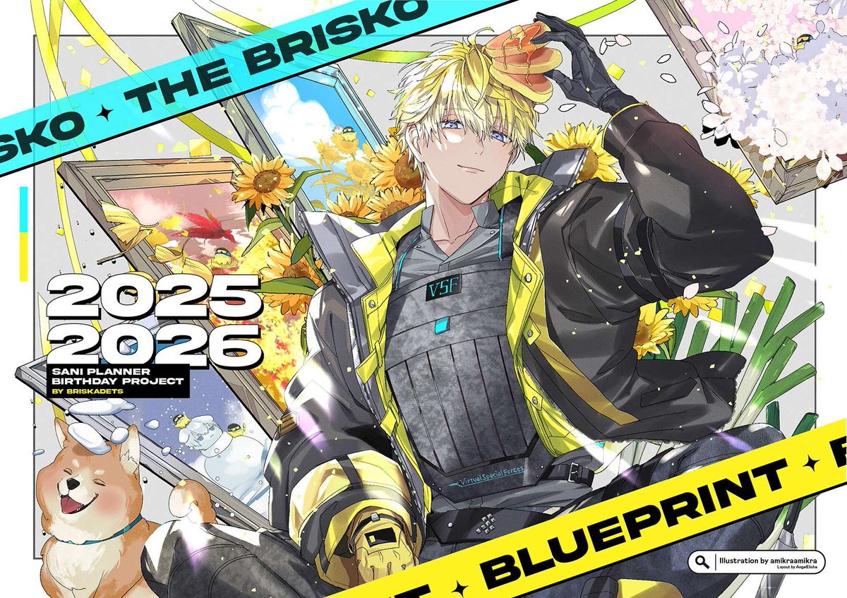 Happy Birthday Sani Taichou! 🥳🎉

We've got something super special this year-
"The Brisko Blueprint"!

This fan-made planner is packed with art, fun extras &amp; all things sanicore to celebrate✨

Look here👇
bit.ly/3RAH1MF
#BriskoBDAY2025 #TheBriskoBlueprint