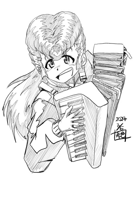 本日は継続高校KV-1車長 #ユリ生誕祭2025 であります!お誕生日おめでとうございます!この髪型といい戦い方といい実にカッコいい…もうちょっと色々と見せて欲しいですね!5話に期待です!過去絵ですがお祝いにペタリ#ユリ生誕祭 #ガルパン 