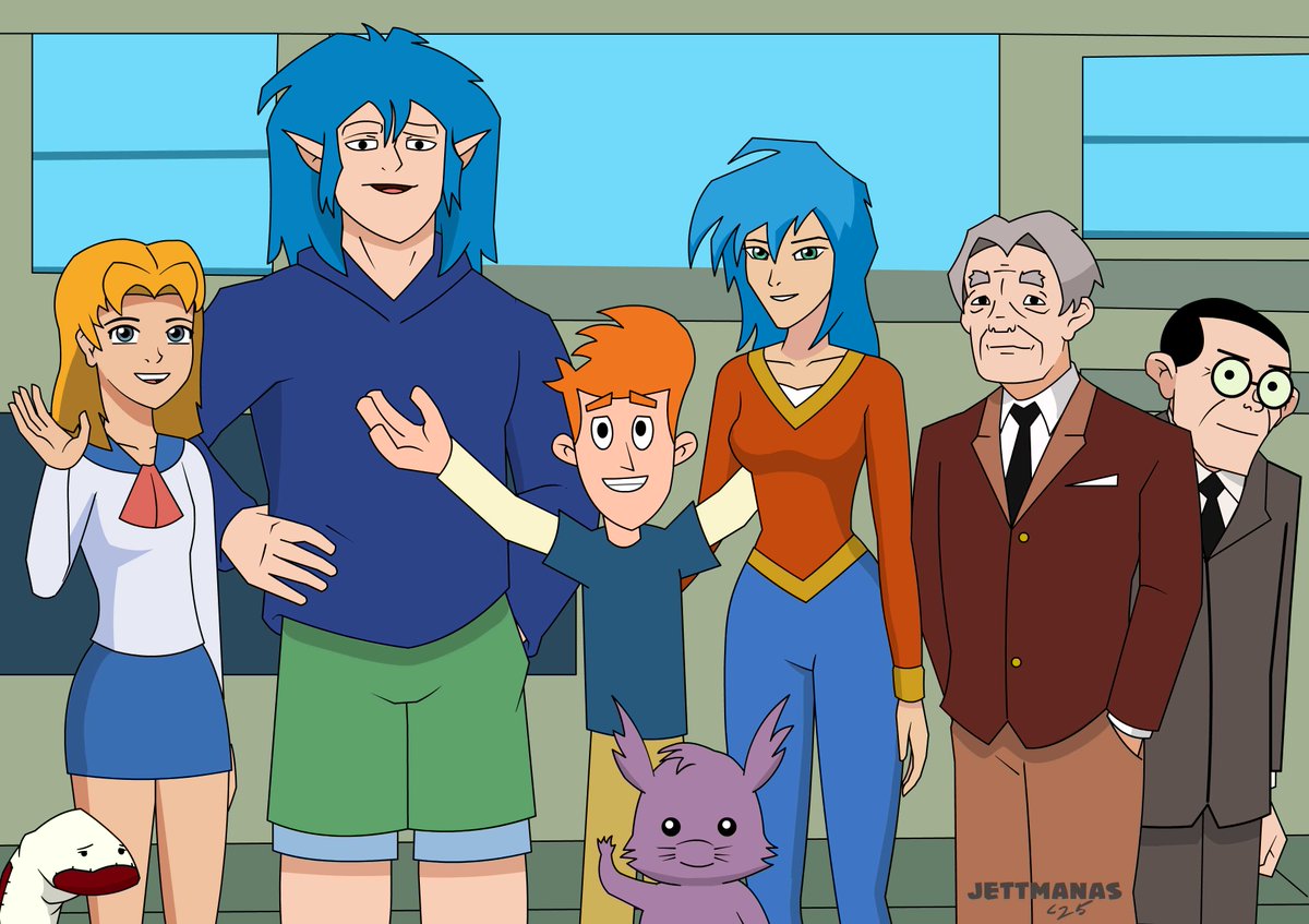 Discovered &amp; enjoyed the unique '06 Kappa Mikey, despite some issues. Glad I watched it. Rights to Rights to Kanonen &amp; Bestreichen, Inc. #kappamikey #cartoonfanart #fanart #animation