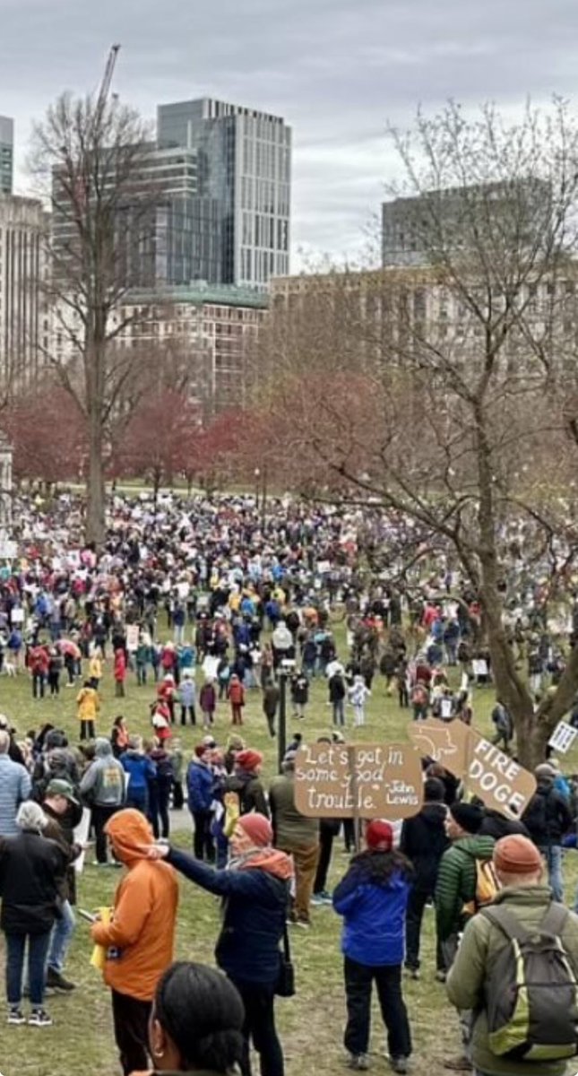 MaineWireJon's tweet photo. People have told me for years…that MassHoles are the most educated in the United States.
Really? 
Look at these idiots on the Boston Common.
Get a life. Protesting ⁦Doge.
So you like corruption and wasting of your $$.
What a circus. Good luck 🤡’s https://t.co/mNVI0PU7jC