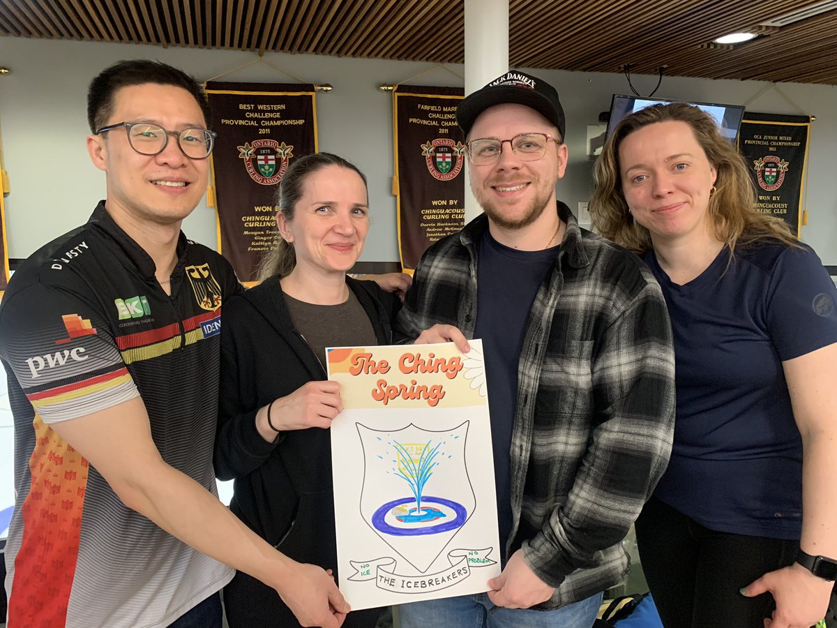 Jason Chang (@unhingedcurling) on Twitter photo Our <a href="/eastyorkcurling/">East York Curling</a> Friday mixed team closing off our season at The Ching Spring spiel! <a href="/ChingCurling/">Chinguacousy Curling Club</a> Our <a href="/eastyorkcurling/">East York Curling</a> Friday mixed team closing off our season at The Ching Spring spiel! <a href="/ChingCurling/">Chinguacousy Curling Club</a>