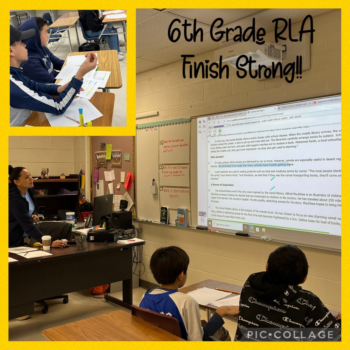 Let’s use those strategies to finish strong 6th grade!  #Ensor_MS