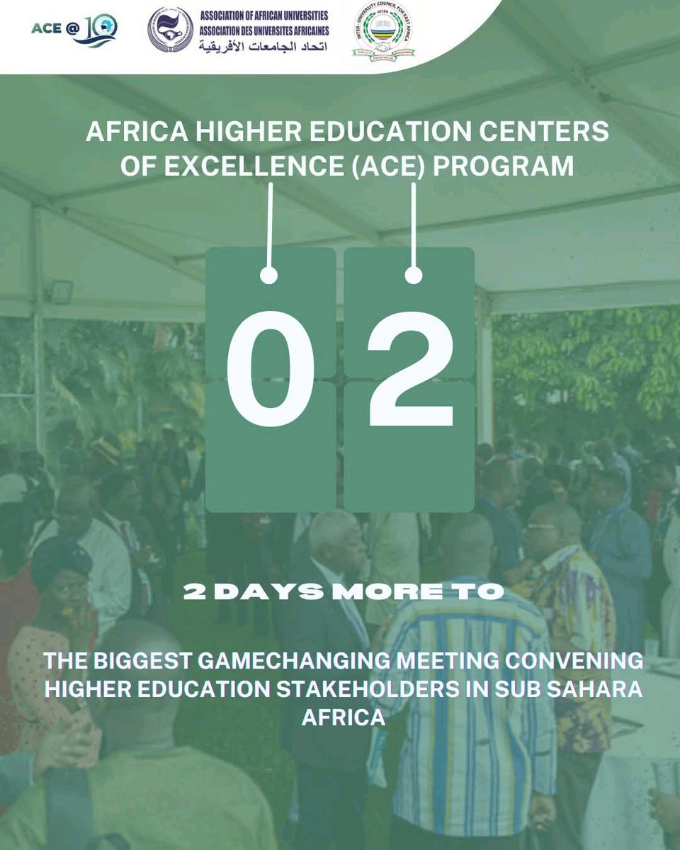 For 10 years, ACE Program has led the charge in #research &amp; #innovation. What’s next? Find out in Accra, April 7-9, 2025. Just two days more.
Be part of the impact!
#AceAt10 #EducationMatters #ACEImpact
