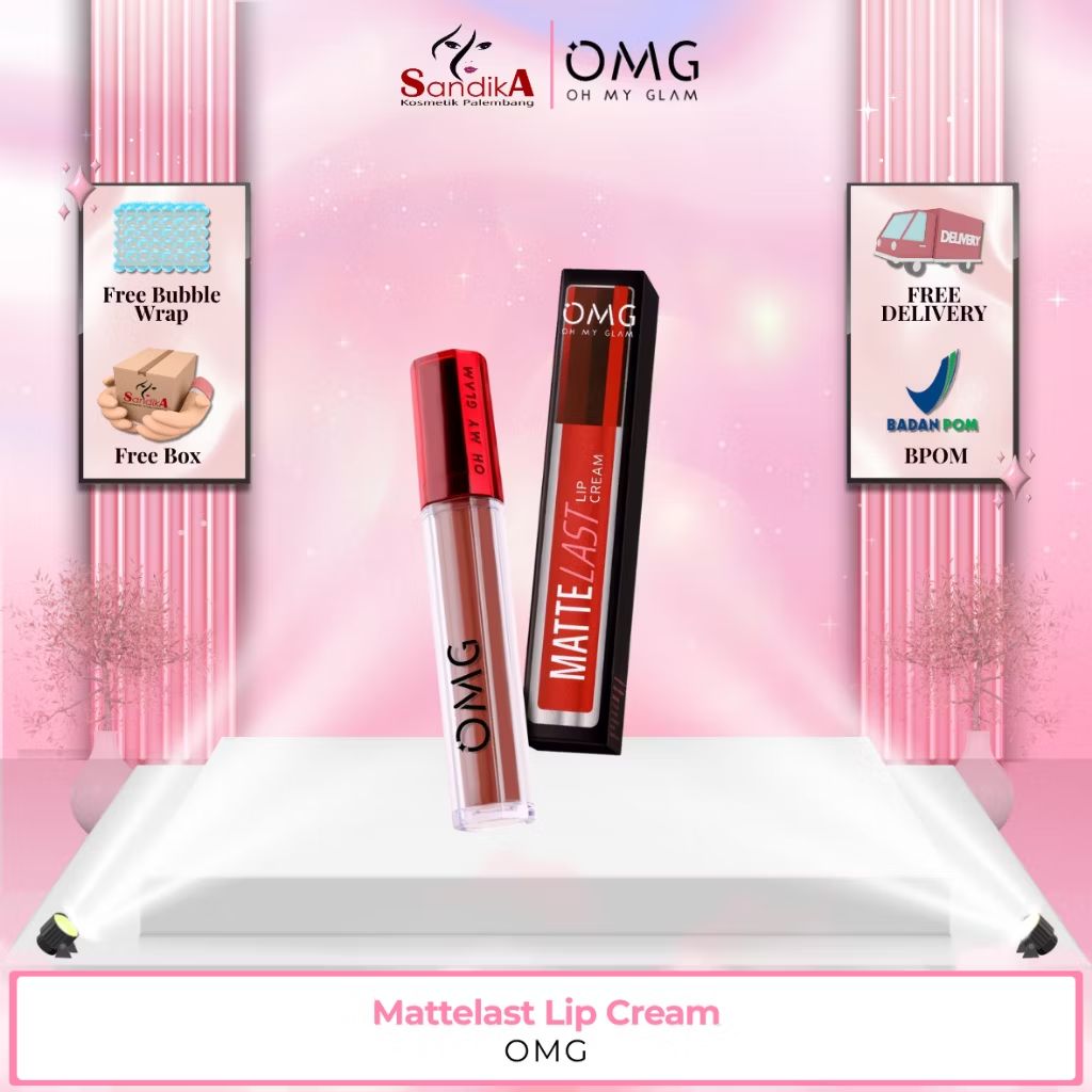 andxmsh's tweet photo. OMG OH MY GLAM Mattelast Lip Cream dengan harga murah.
Cek Sekarang di Shopee buruan. https://t.co/FTzP6L4Ir9
#racunshopee 
#makeupyourmind https://t.co/6F5aEph0Wc