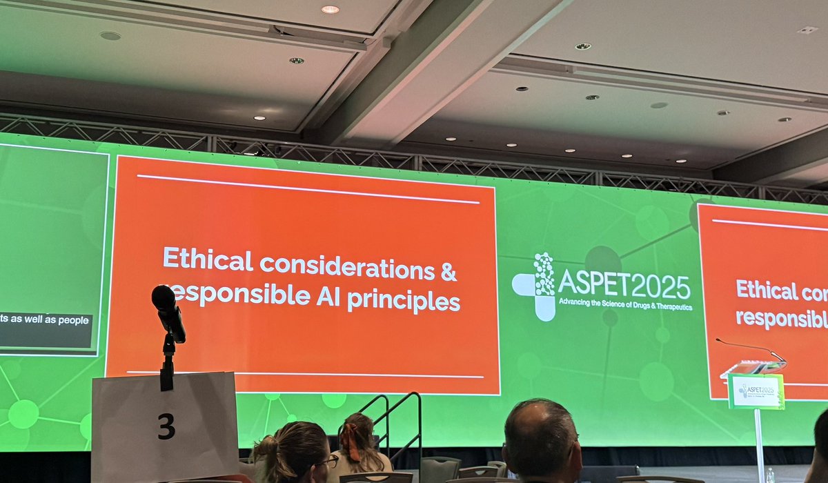 CarolinaRestini's tweet photo. Pharmacology &amp; AI let’s take informed decisions based on evidence #ASPET-DPE @ASPET @MSUPhmTox @MSU_Osteopathic #FIRE-Foundry https://t.co/1RRPe7jubX