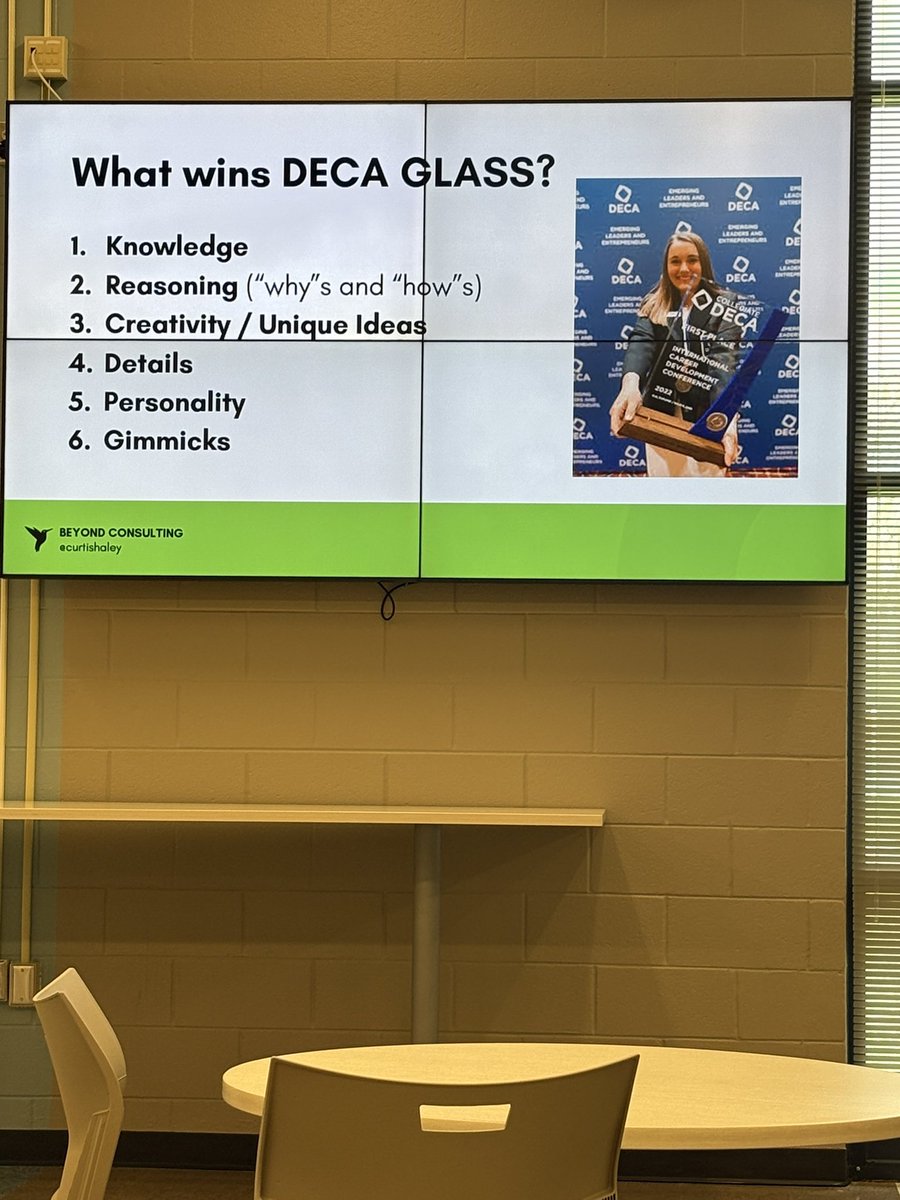 DECA Glass Academy training on a Saturday morning during Spring Break. <a href="/decatn/">Tennessee DECA</a>