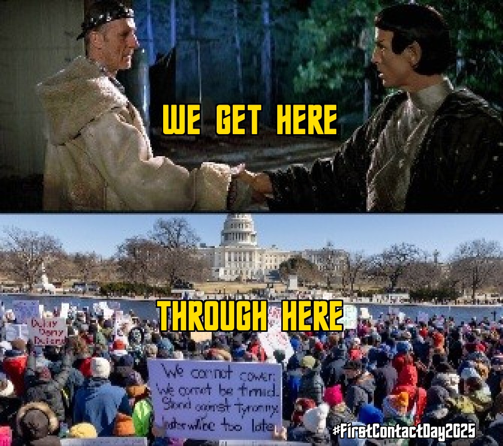 38 years to First Contact. How do you want to remember today? 

#TheStarTrekFuture #FirstContactDay