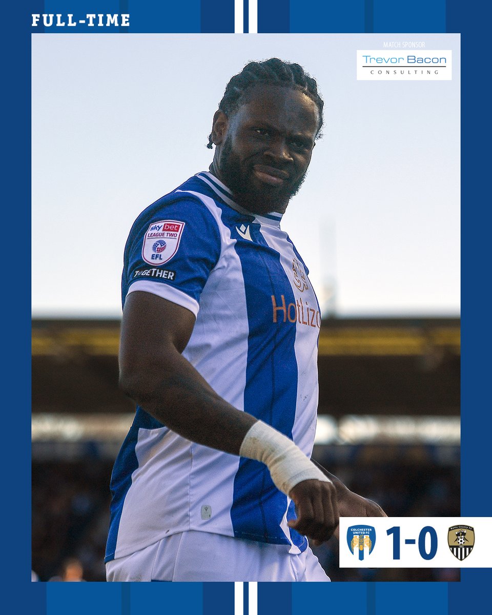 A HUGEEEEE 3 points here at the JCS. Tyreece Simpson bagging away and at home against the Magpies, with the latter securing the win today!

#ColU 🔵 1-0 🟠 Notts County