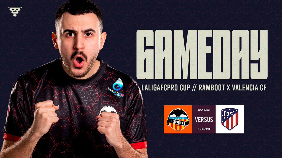 Ramboot Club (@rambootclub) on Twitter photo ¡Esta noche toca partidazo contra <a href="/AtletiEsports/">Atleti Esports</a>!
El pase a la siguiente ronda está en juego y vamos a dejarlo todo en el campo🦾
¡Amunt, <a href="/obrun2002/">Obrun2002</a>!🙌
#AmuntRamboot <a href="/VCFeSports/">🦇 Valencia CF Esports 🦇</a> <a href="/valenciacf/">Valencia CF</a> #LALIGAFCPro Cup ¡Esta noche toca partidazo contra <a href="/AtletiEsports/">Atleti Esports</a>!
El pase a la siguiente ronda está en juego y vamos a dejarlo todo en el campo🦾
¡Amunt, <a href="/obrun2002/">Obrun2002</a>!🙌
#AmuntRamboot <a href="/VCFeSports/">🦇 Valencia CF Esports 🦇</a> <a href="/valenciacf/">Valencia CF</a> #LALIGAFCPro Cup
