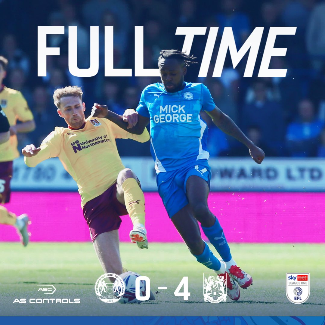 FULL-TIME… It ends in defeat here at the Weston Homes Stadium.

Full-time brought to you by AS Controls.

🎩 0-4 👞 | #pufc