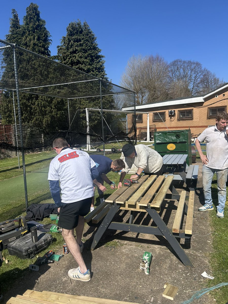 Great day <a href="/wythycc_sports/">WythenshaweCC/Sports</a> for the #GetSetWeekend powered by <a href="/ToyotaUK/">ToyotaUK</a>. Fantastic effort by all volunteers with some special guests to celebrate the efforts!
2025 season off to a flying start in the sunshine! 

#ToyotaGoodforCricket